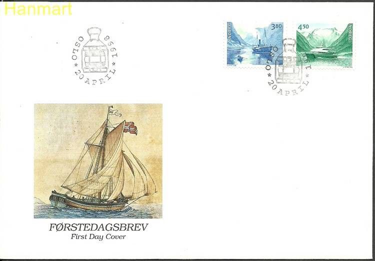Znaczek Norwegia 1998 Mi 1280-1281 FDC