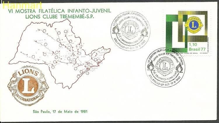 Znaczek Brazylia 1977 Mi 1586n FDC