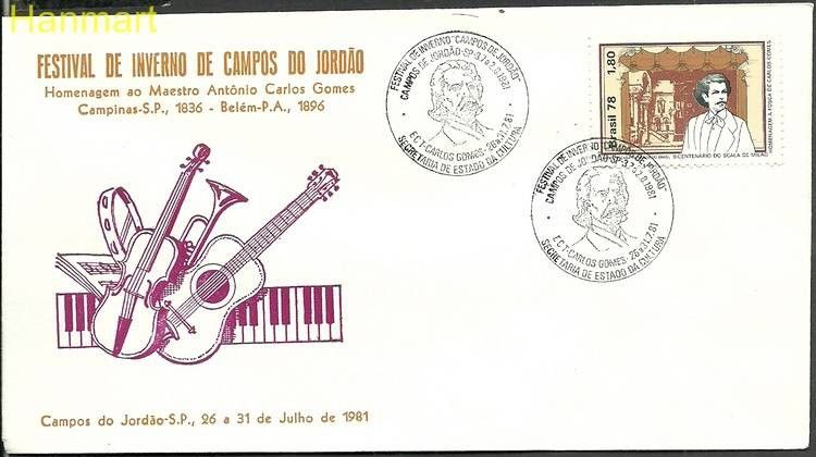 Znaczek Brazylia 1978 Mi 1642b FDC