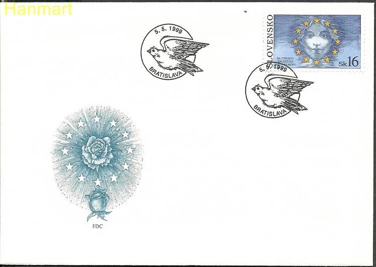 Znaczek Słowacja 1999 Mi 339 FDC