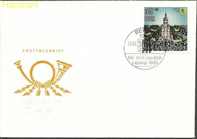 Znaczek NRD / DDR 1990 Mi 3315 FDC