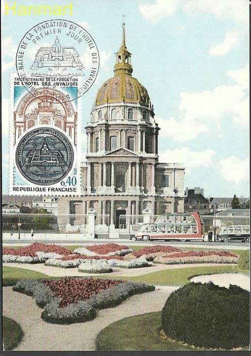 Znaczek Francja 1974 Mi 1879 Karta Max