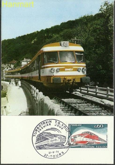 Znaczek Francja 1974 Mi 1883 Karta Max