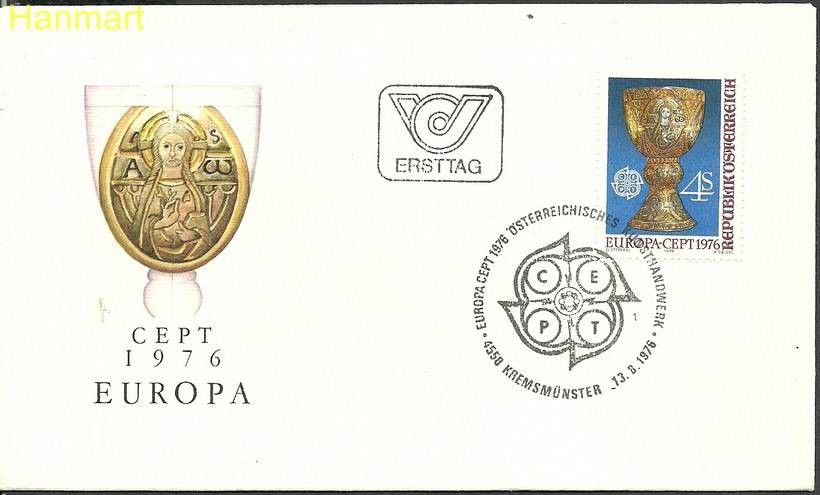 Znaczek Austria 1976 Mi 1516 FDC