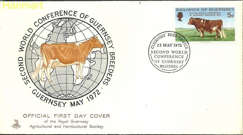 Znaczek Guernsey 1972 Mi 66 FDC