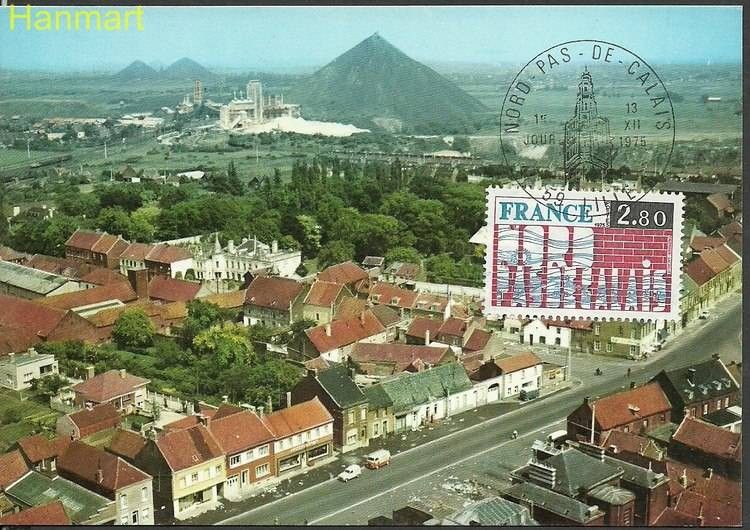 Znaczek Francja 1975 Mi 1946a Karta Max