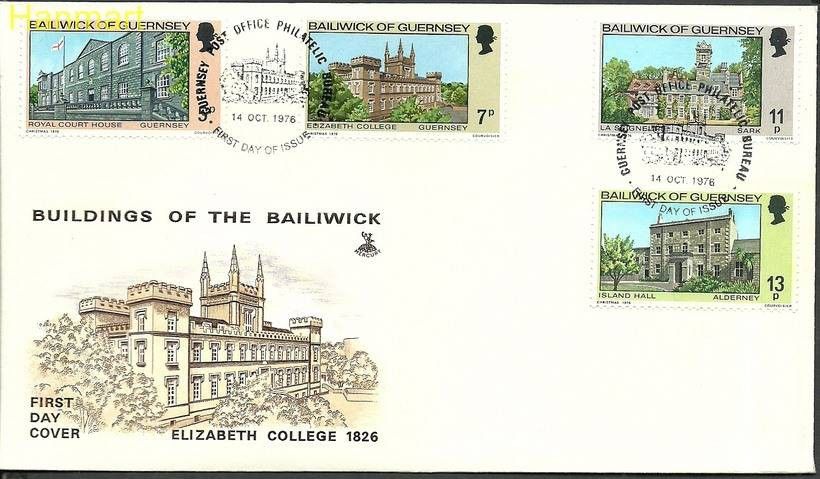 Znaczek Guernsey 1976 Mi 141-144 FDC