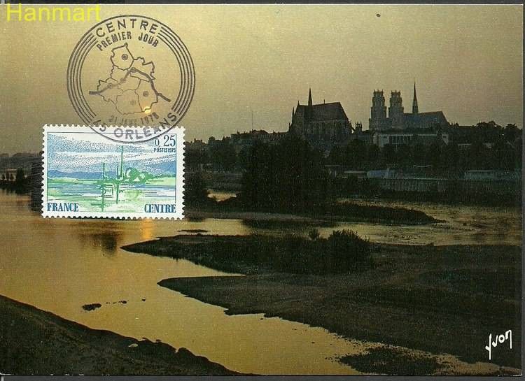 Znaczek Francja 1976 Mi 1954a Karta Max