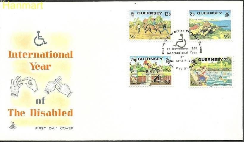 Znaczek Guernsey 1981 Mi 237-240 FDC