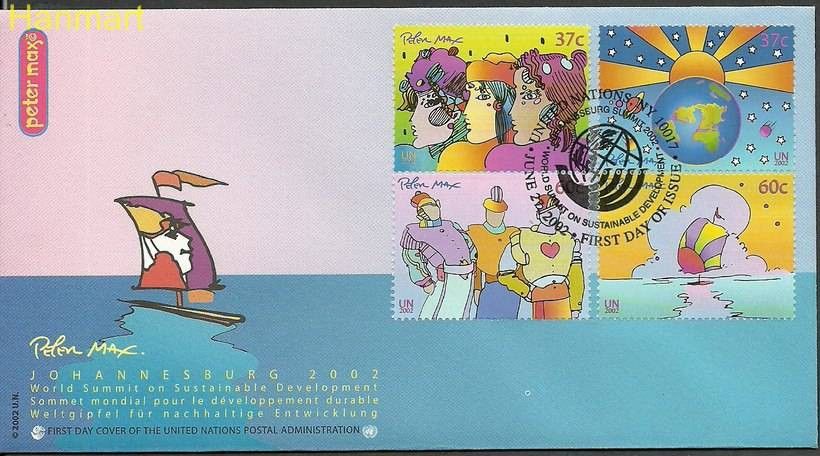 Znaczek Narody Zjednoczone Nowy Jork 2002 Mi 900-903 FDC