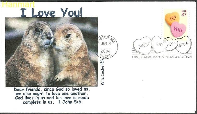 Znaczek USA 2004 Mi 3809BAIII FDC