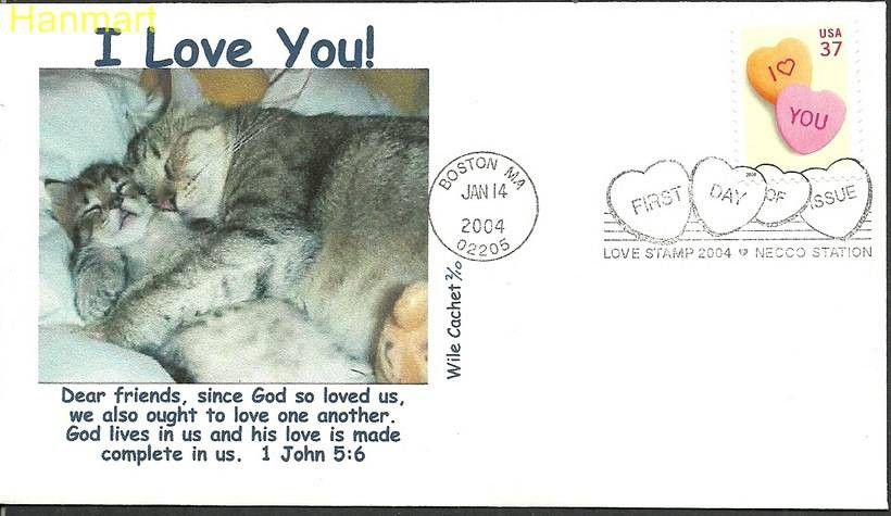 Znaczek USA 2004 Mi 3809BAIV FDC