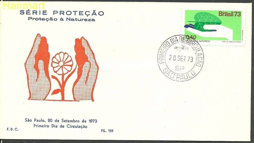 Znaczek Brazylia 1973 Mi 1390b FDC