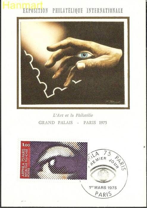 Znaczek Francja 1975 Mi S1910 Karta Max