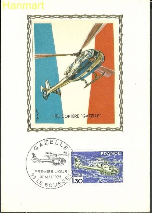 Francja 1975 Mi S1922 Karta Max