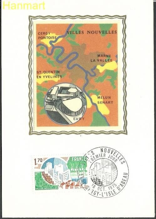 Znaczek Francja 1975 Mi S1935 Karta Max