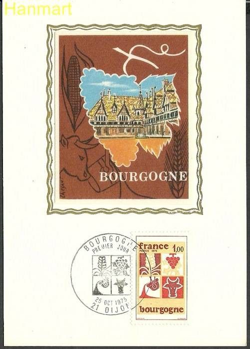 Znaczek Francja 1975 Mi S1936 Karta Max