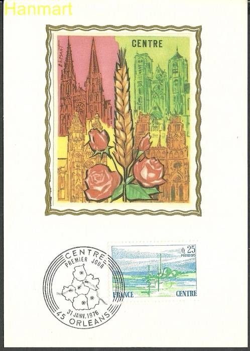 Znaczek Francja 1976 Mi S1954 Karta Max