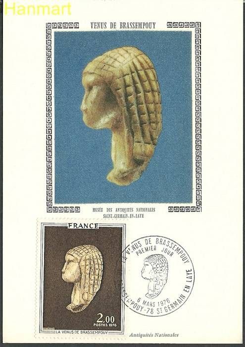 Znaczek Francja 1976 Mi S1955 Karta Max