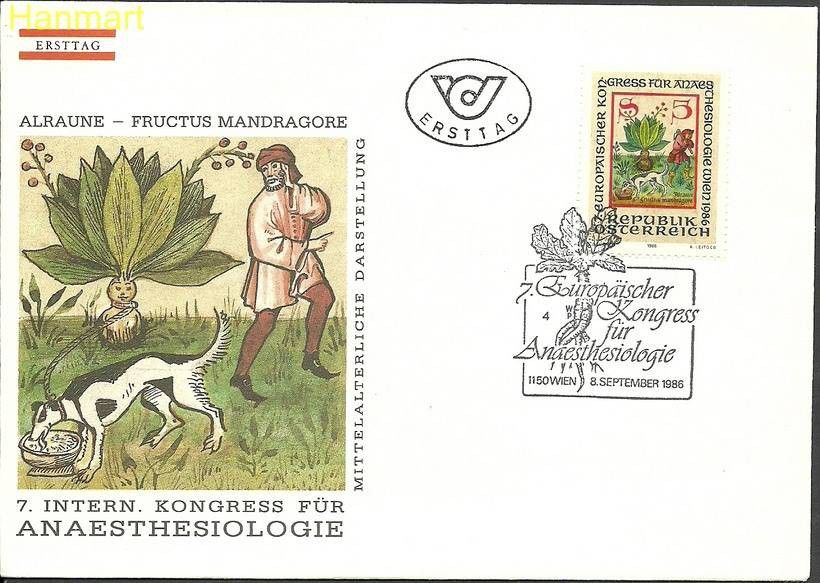 Znaczek Austria 1986 Mi 1858 FDC