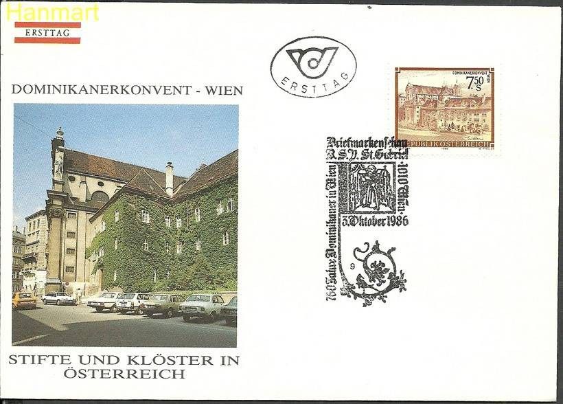 Znaczek Austria 1986 Mi 1863 FDC