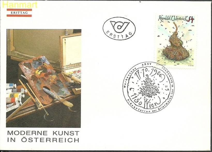 Znaczek Austria 1986 Mi 1865 FDC