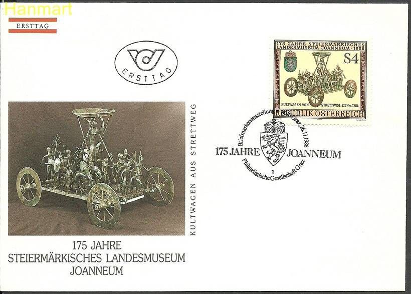 Znaczek Austria 1986 Mi 1868 FDC