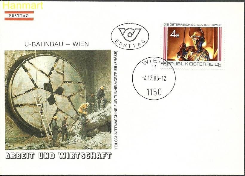 Znaczek Austria 1986 Mi 1872 FDC