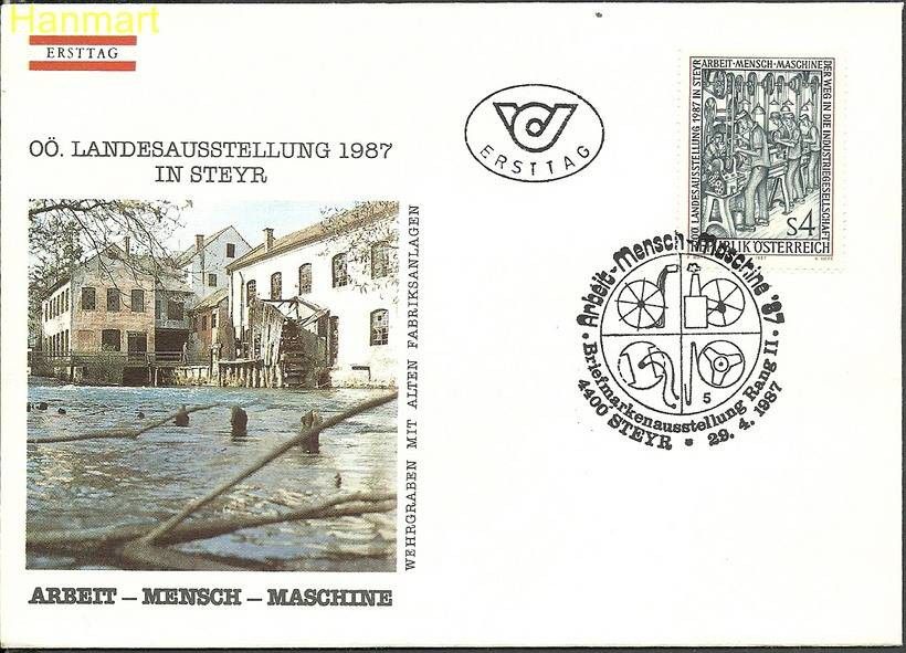 Znaczek Austria 1987 Mi 1880 FDC
