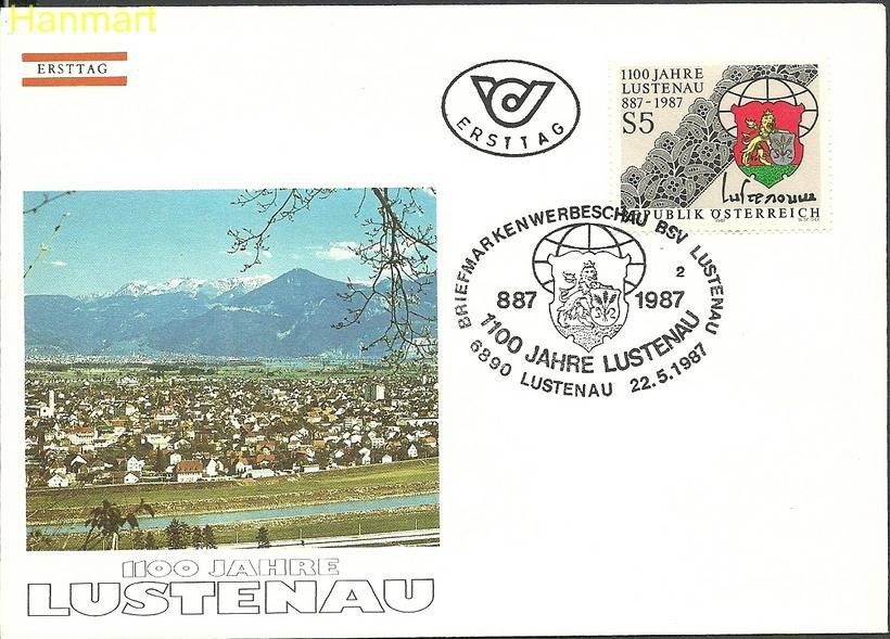 Znaczek Austria 1987 Mi 1885 FDC