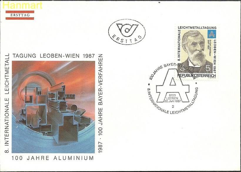 Znaczek Austria 1987 Mi 1889 FDC