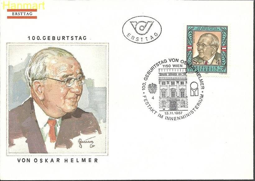 Znaczek Austria 1987 Mi 1906 FDC