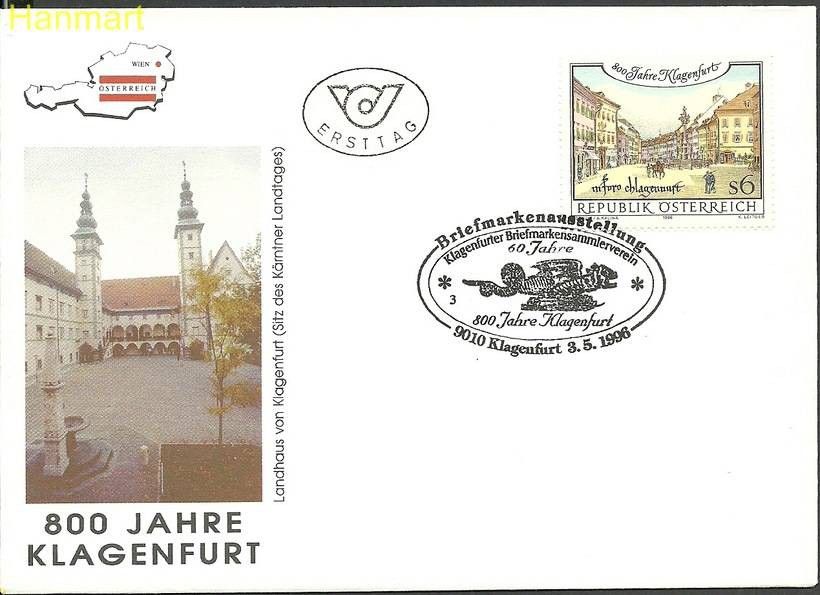 Znaczek Austria 1996 Mi 2186 FDC