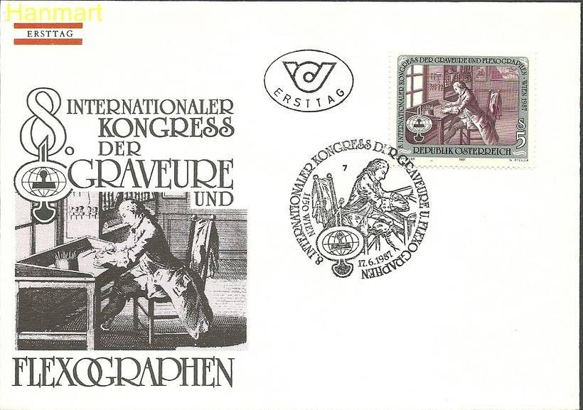 Znaczek Austria 1987 Mi 1888 FDC