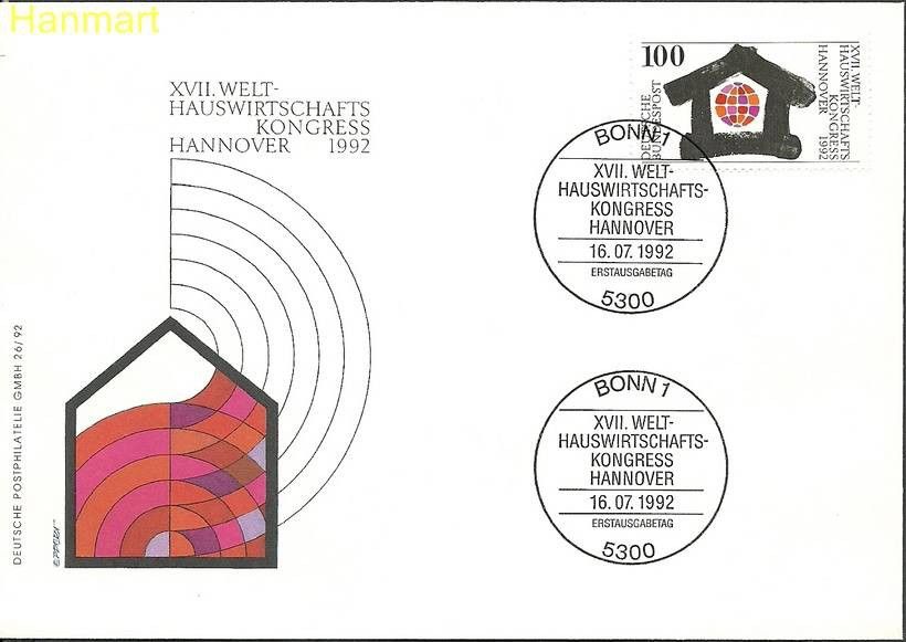 Znaczek Niemcy 1992 Mi 1620 FDC