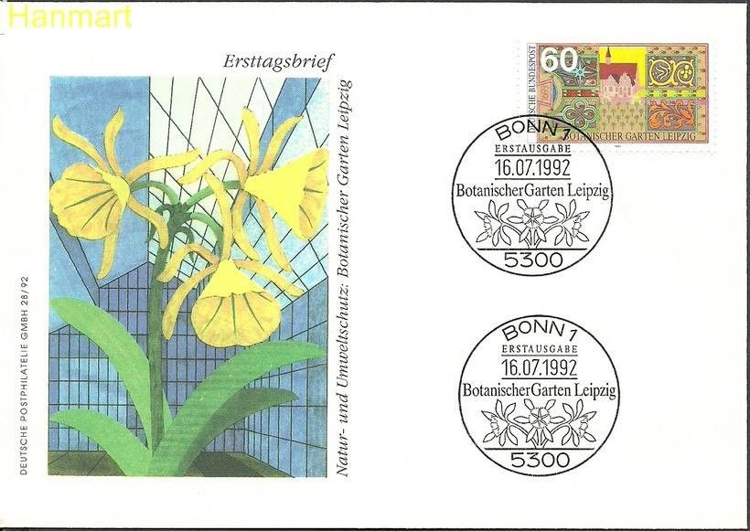 Znaczek Niemcy 1992 Mi 1622 FDC