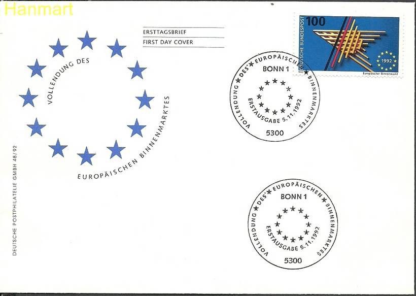Znaczek Niemcy 1992 Mi 1644 FDC