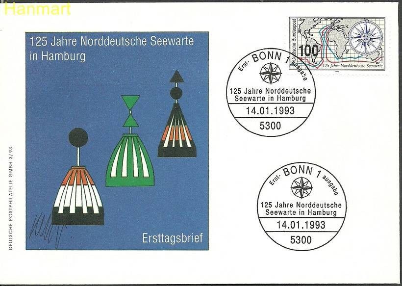 Znaczek Niemcy 1993 Mi 1647 FDC