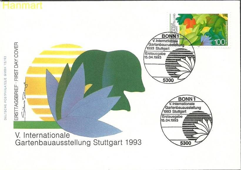 Znaczek Niemcy 1993 Mi 1672 FDC