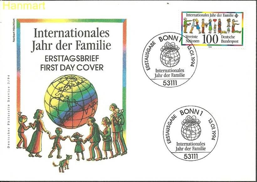 Znaczek Niemcy 1994 Mi 1711 FDC