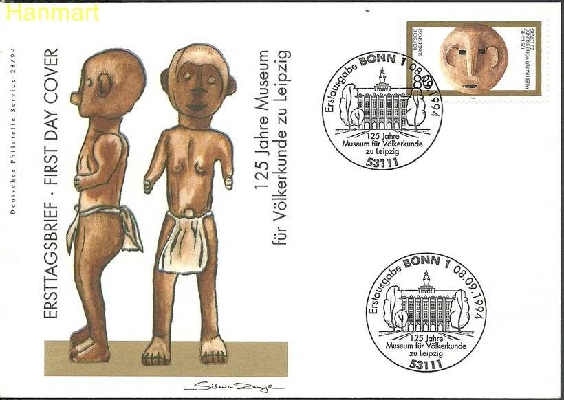 Znaczek Niemcy 1994 Mi 1751 FDC