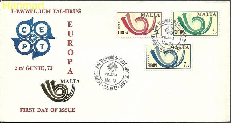 Znaczek Malta 1973 Mi 472-474 FDC