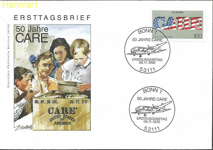 Znaczek Niemcy 1995 Mi 1829 FDC