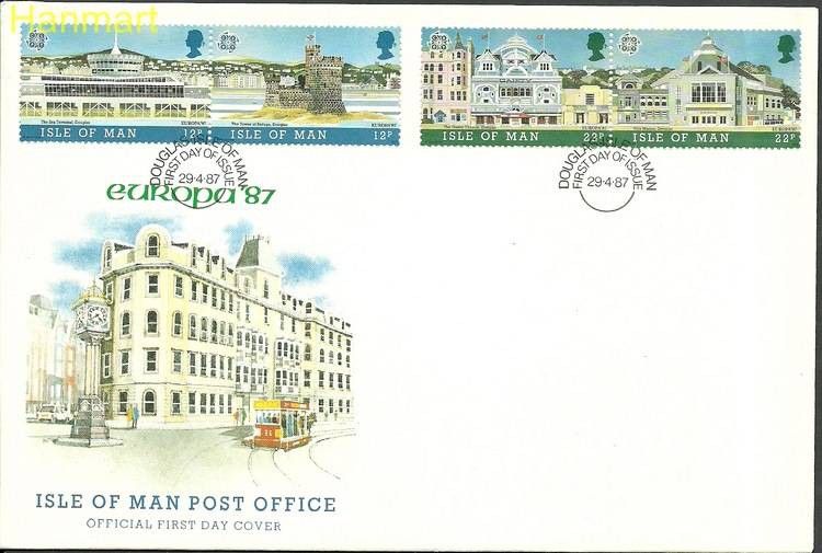 Znaczek Wyspa Man 1987 Mi 335-338 FDC