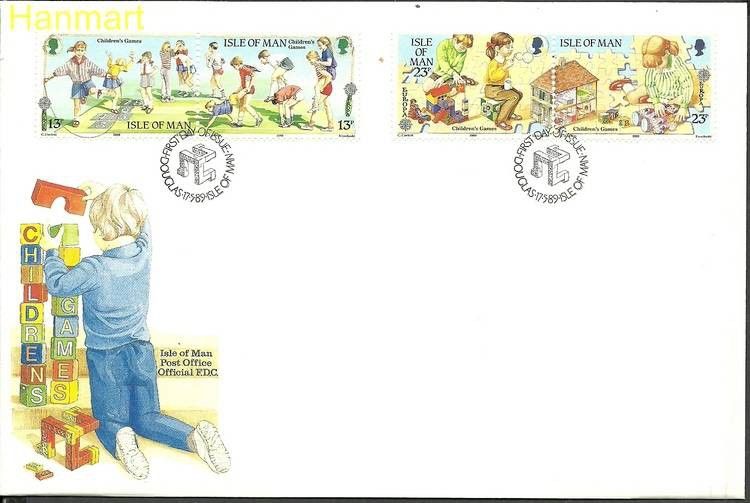 Znaczek Wyspa Man 1989 Mi 404-407 FDC