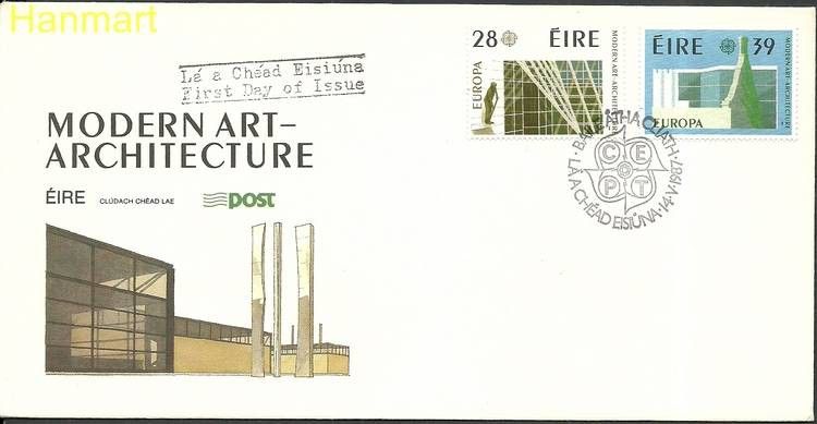 Znaczek Irlandia 1987 Mi 623-624 FDC