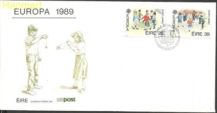 Znaczek Irlandia 1989 Mi 679-680 FDC