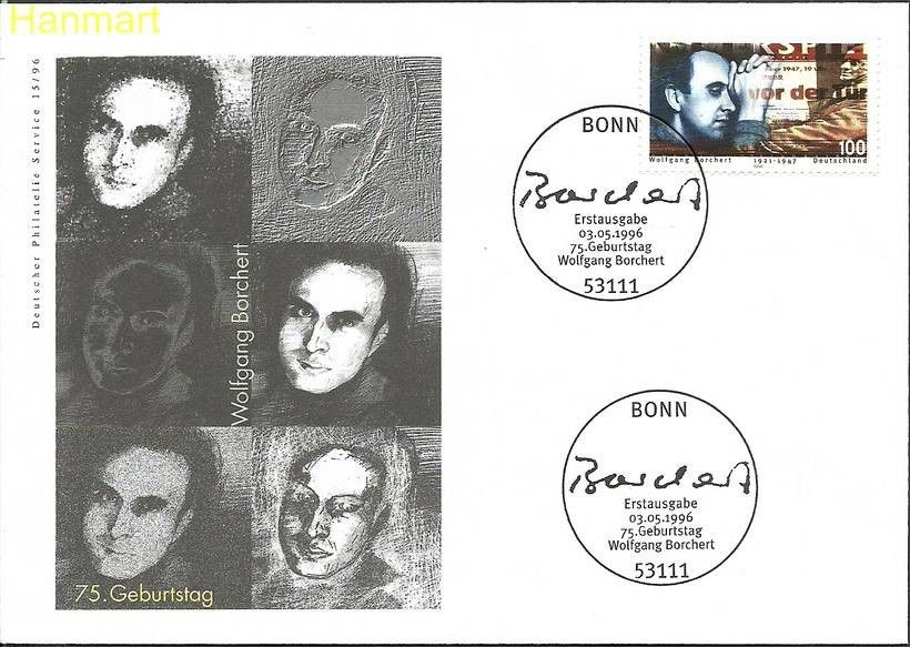 Znaczek Niemcy 1996 Mi 1858 FDC