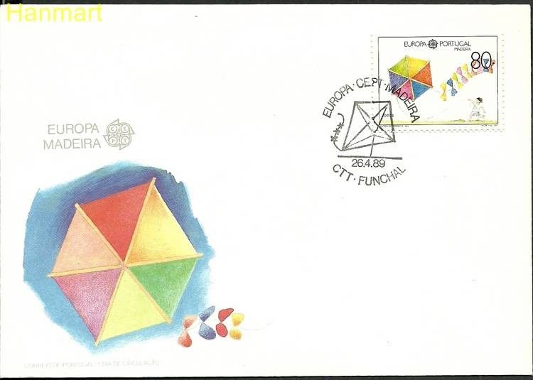 Znaczek Madera 1989 Mi 125I FDC