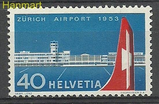 Znaczek Szwajcaria 1953 Mi 585 Z podlepką *